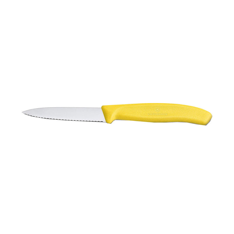 Victorinox Swiss Classic Schälmesser mit Wellenschliff, 8 cm