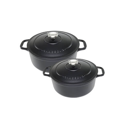 Chasseur Round French Oven (Matte Black)