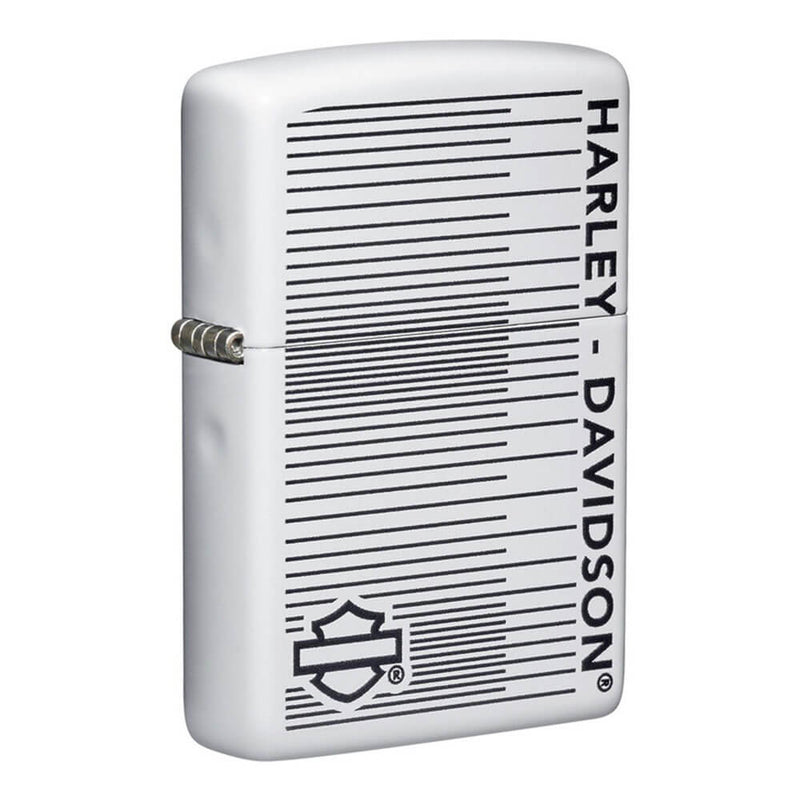 Zippo Harley Davidson White Matte Lighter