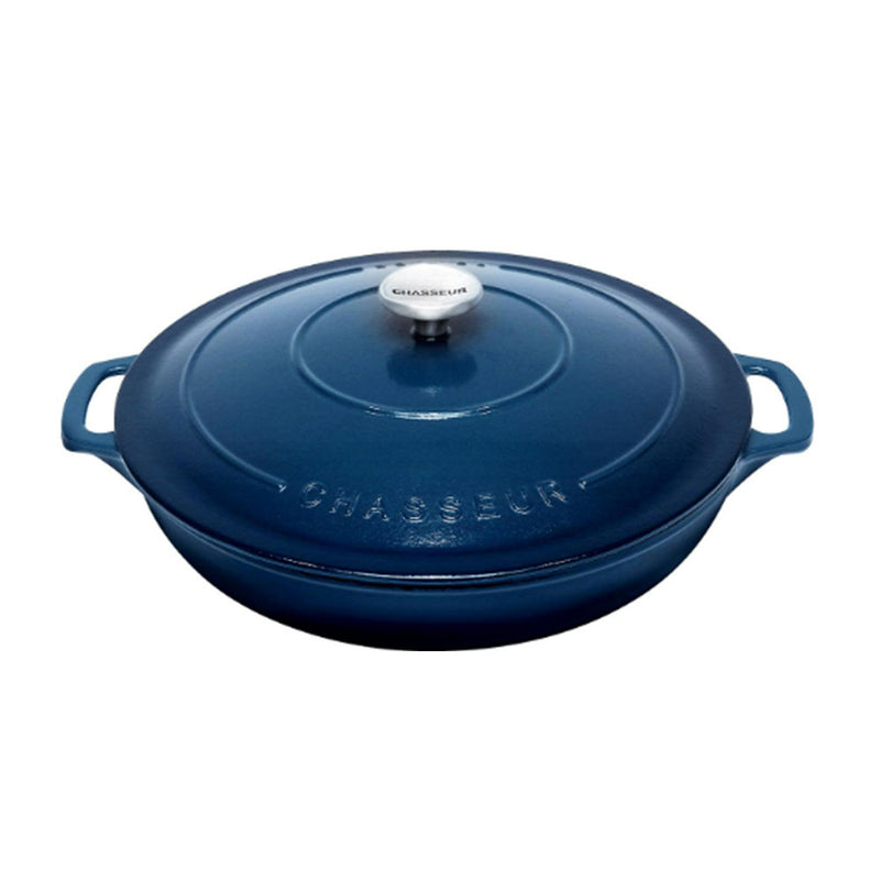 Chasseur Round French Oven (Liquirice Blue)