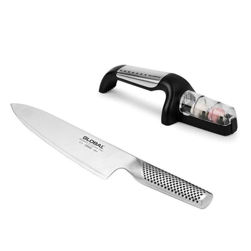 Coltelli Global Knives Cook con acido