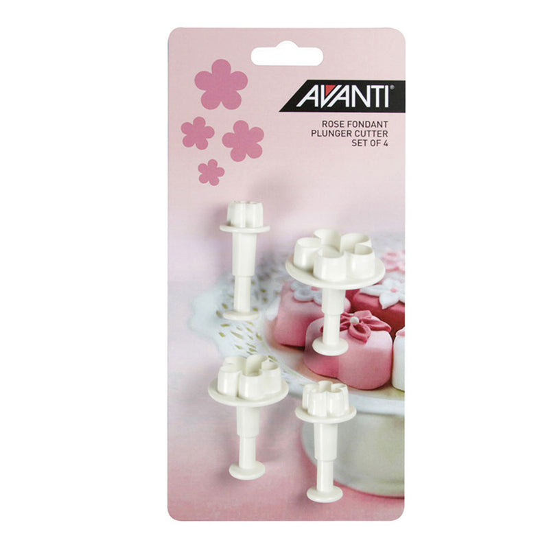 Ensemble de coupe Plunger Avanti Fondant (4pcs)