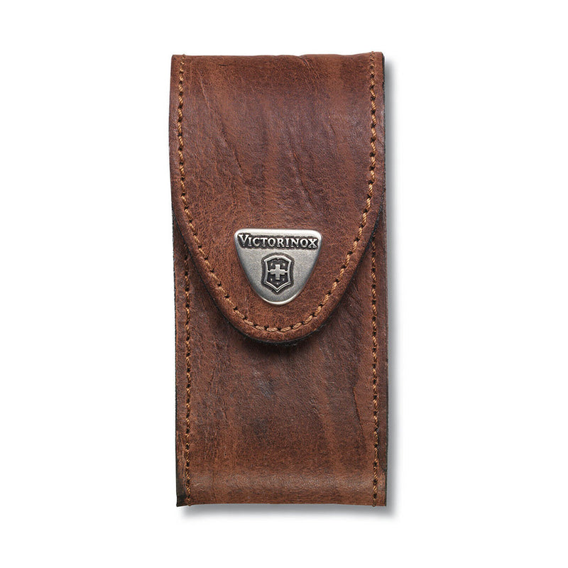 Victorinox en cuir en cuir (marron)