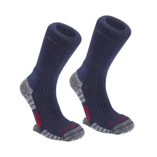 Hike Lightweight Performance Navy/Grey Sock