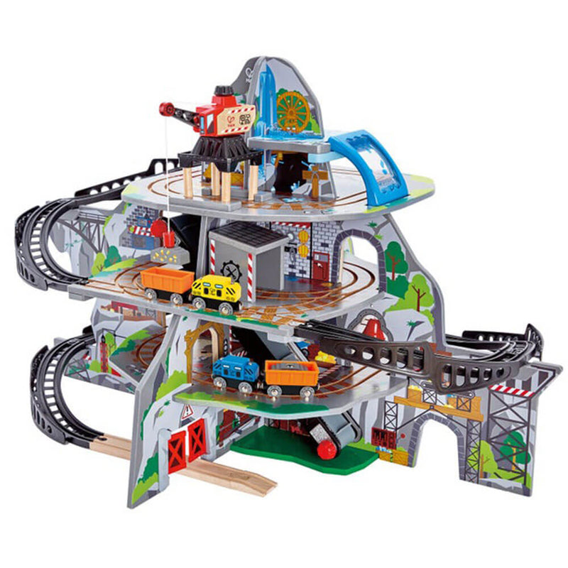 Hape Mighty Mountain Mine Wooden Train Set