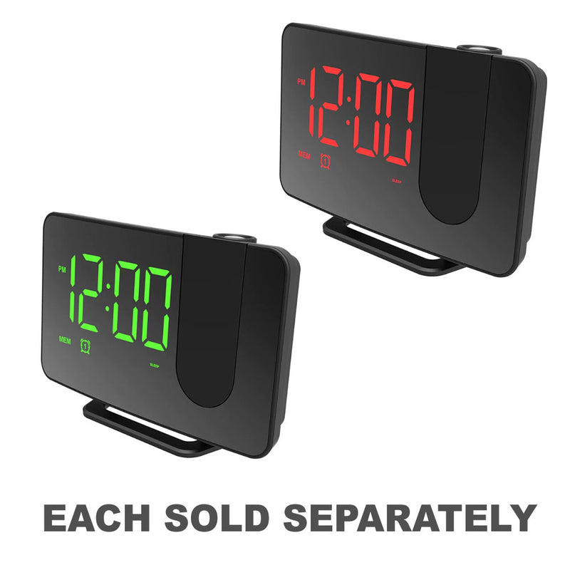 LED Digital Radio Clock with Projector