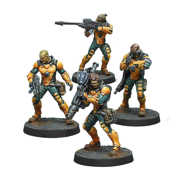 Infinity Yu Jing Miniatures Zhanshi (Troops of the Banner)