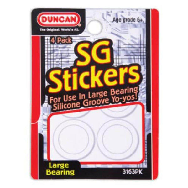 Duncan Yo Yo SG Stickers 4 Pack (14.5 mm I.D.)