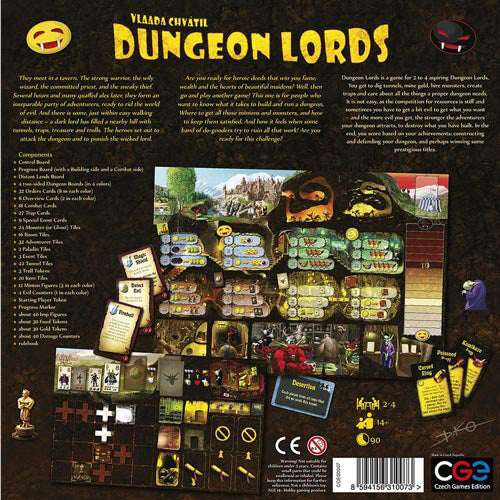 Dungeon Lords Board Game