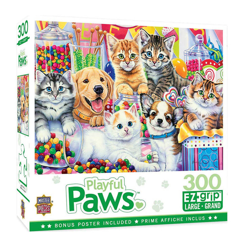 MP Playful Paws Puzzle EZ Grip (300s)