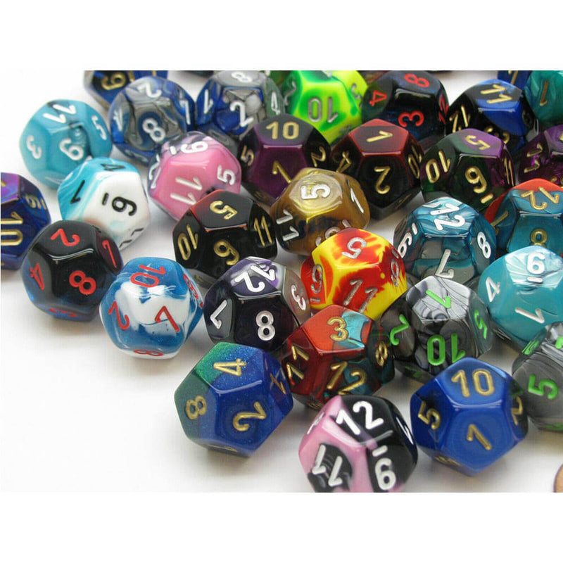 D12 Dice Assorted Poliedrico sciolto (50 dadi)