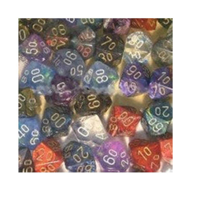 D10 TENS DICE Poly sciolto assortito (50 dadi)