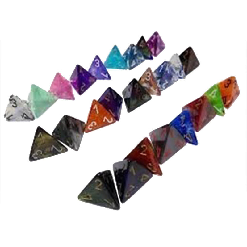 D4 Dice Assortiment de dés polyédriques en vrac (50 dés)