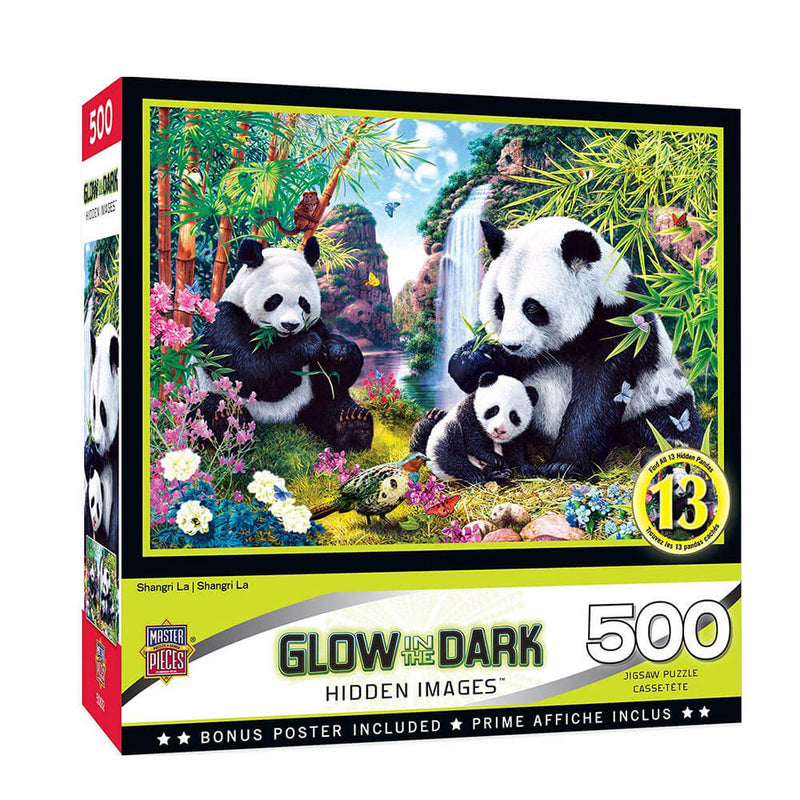 MP Hidden Image Glow Puzzle (550pcs)