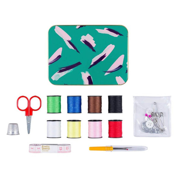 Pretty Useful Tools Sew & Repair Kit (Jungle Strokes Green)