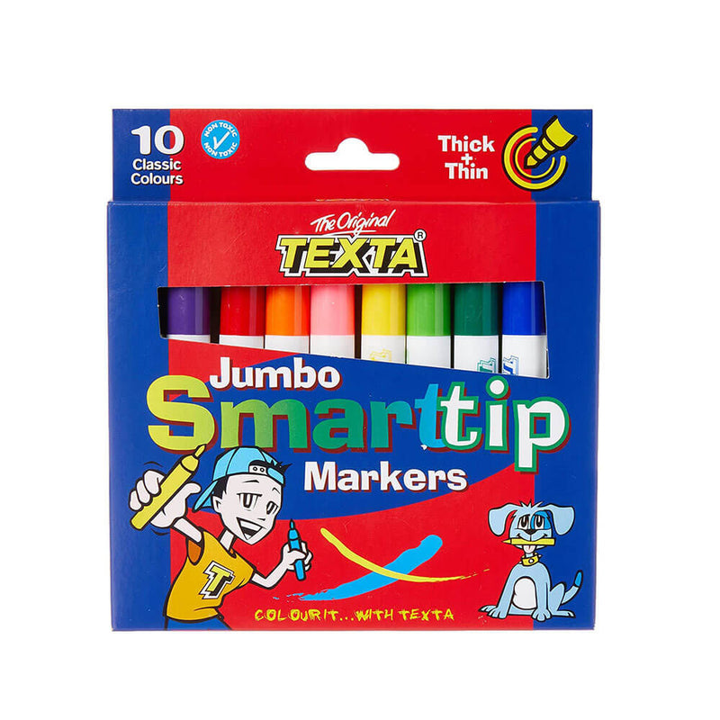 Texta Smart Tip Jumbo Marker (10pk)