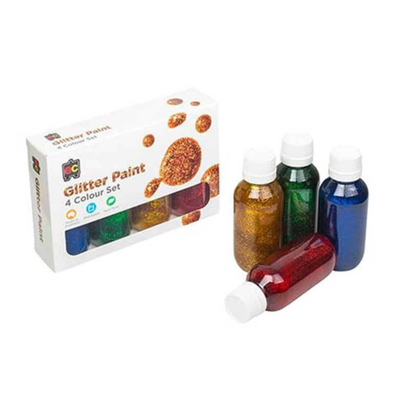 EC Glitter Paint Set 4pcs Assorties 100mL