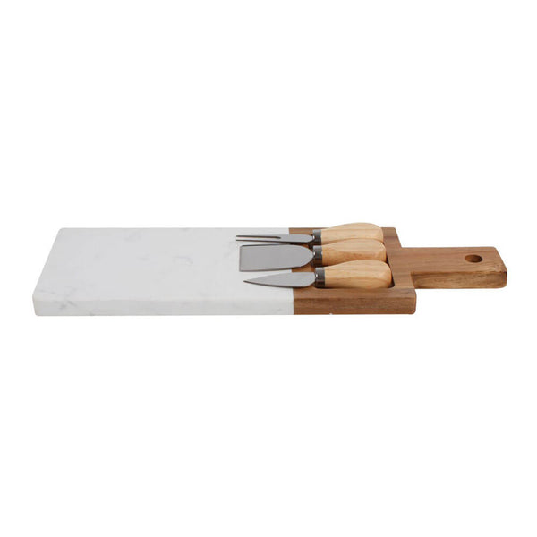 ACP Amee Marble Acacia Wood Cheese Board (4pcs)