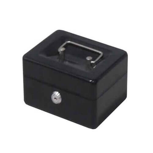 Italplast Metal Cash Box (Black)