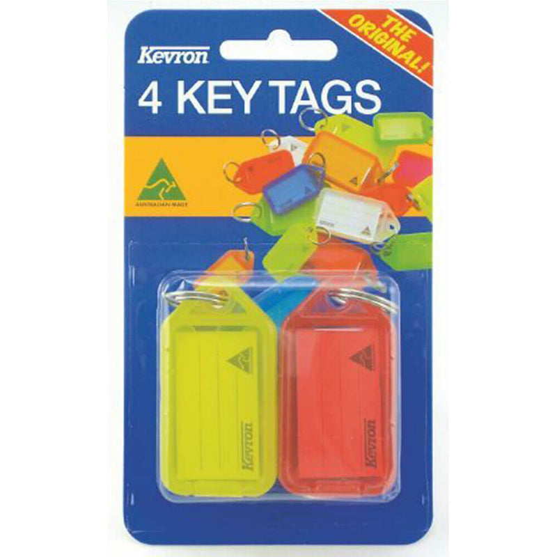 Kevron Schlüsselanhänger 4er-Pack (56x30mm)