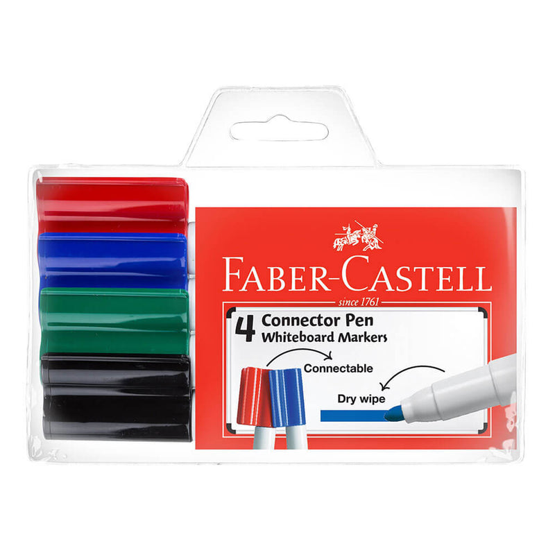 Faber-Castell Whiteboard Marker (4pk)