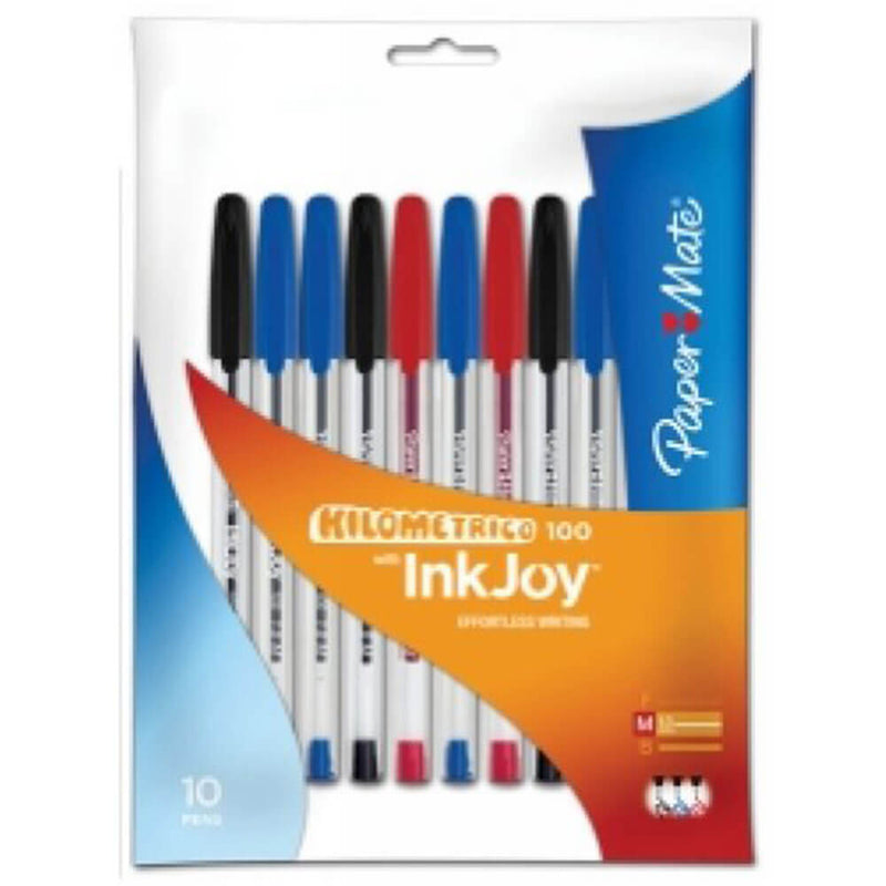 Paper Mate InkJoy stylo à bille moyen 1,0 mm 10pk