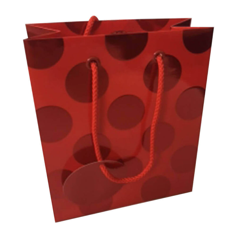 Sac cadeau Ozcorp Foil Dot (rouge)