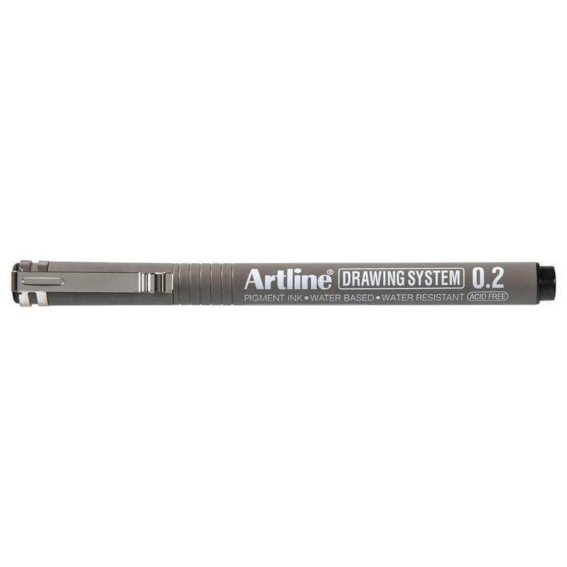 Stylo système de dessin Artline, 12 pièces (noir)