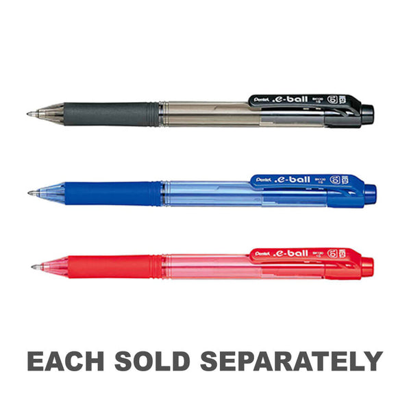 Pentel E-Ball Retractable Ballpoint Pen (Box of 12)