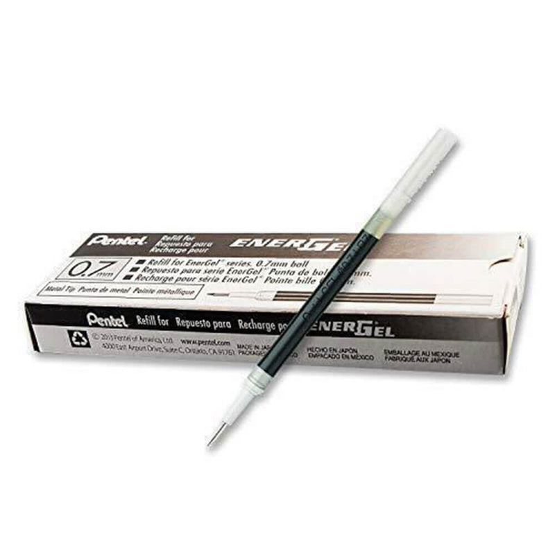 Pentel Energel da 0,7 mm Riempi di penna liquida 12pcs