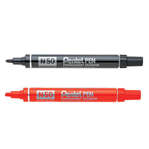 Pentel N50 Bullet Tip Permanent Marker 12pcs