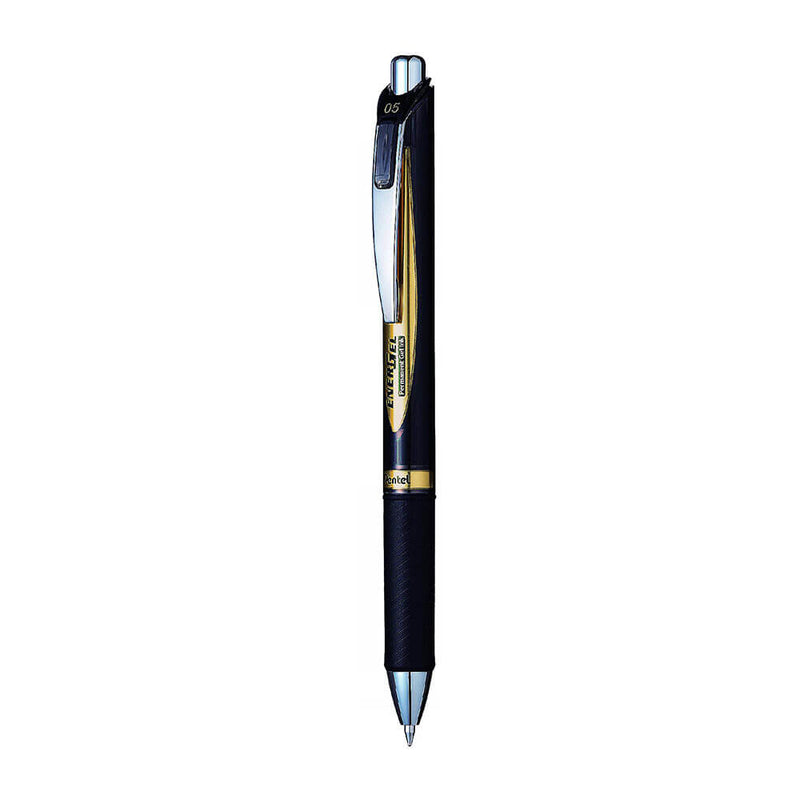 Pentel EnerGel Stylo à pointe métallique rétractable (0,5 mm)