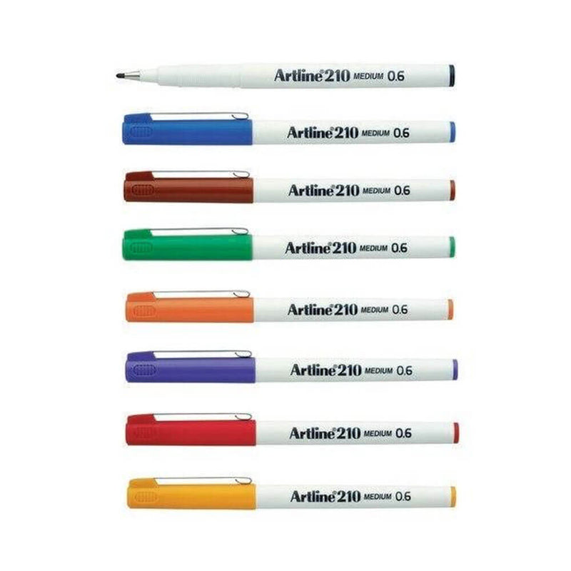 Artline Fineliner Medium Pen 0,6 mm (Box mit 12 Stück)