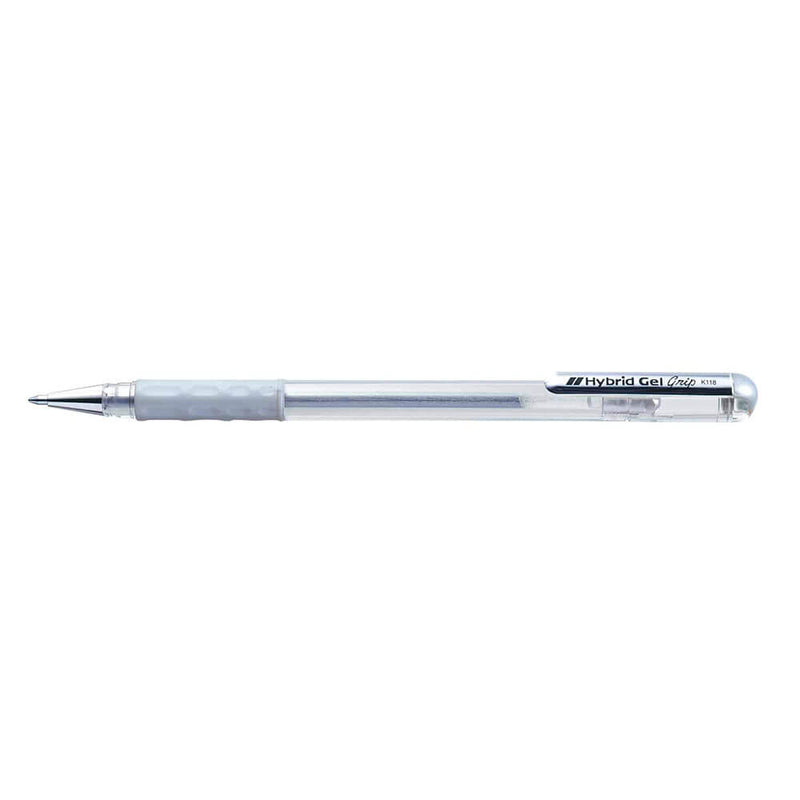 Pentel Hybrid Gel Gel Grip Rollberball Pen (scatola di 12)